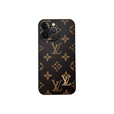 L LOGO BROWN PENDANT