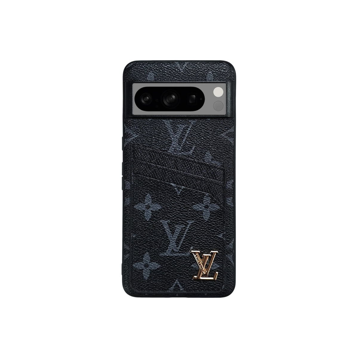 KARTENHALTER „LV BLACK“ MIT MONOGRAMM